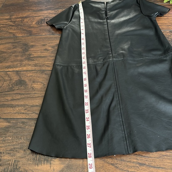 Zara Faux Leather dress size 10 - Picture 7 of 9